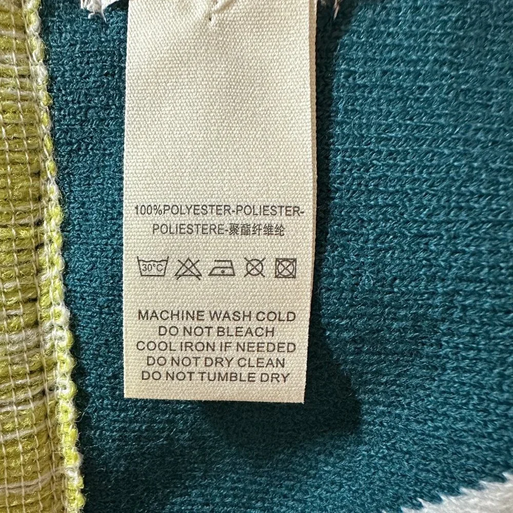 NWT free people movement Big League Reversible Scarf in Honeydew/Chartreuse